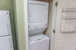 Full Size Stacked Washer/Dryer for Your Convenience